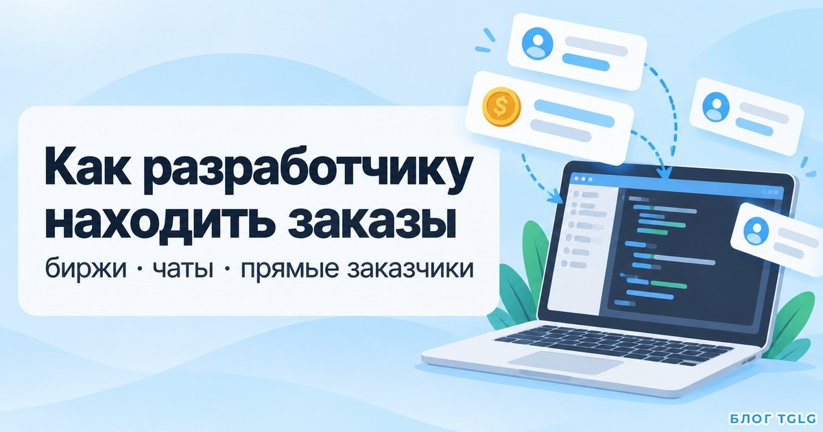 Как разработчику находить заказы: биржи, чаты и прямые заказчики
